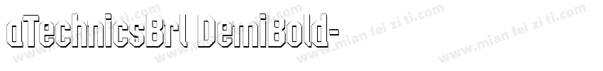 aTechnicsBrl DemiBold字体转换